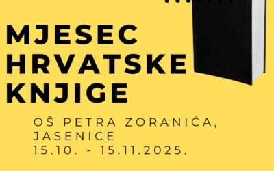 MJESEC HRVATSKE KNJIGE